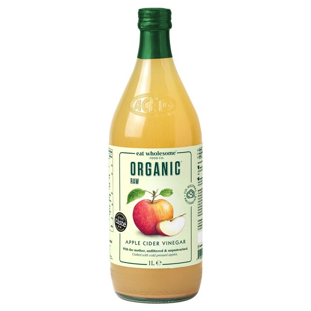 Eat Wholesome Organic Raw Apple Cider Vinegar With Mother, 1L