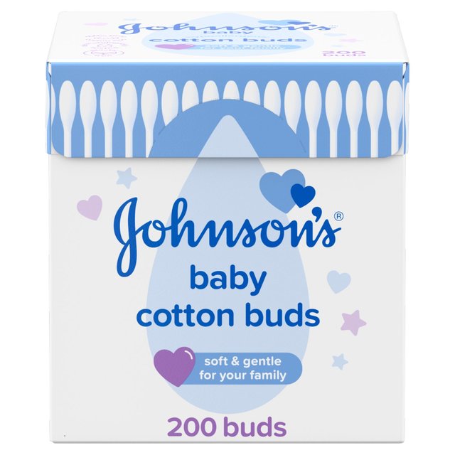 Johnson’s Baby Cotton Buds, 200 Per Pack