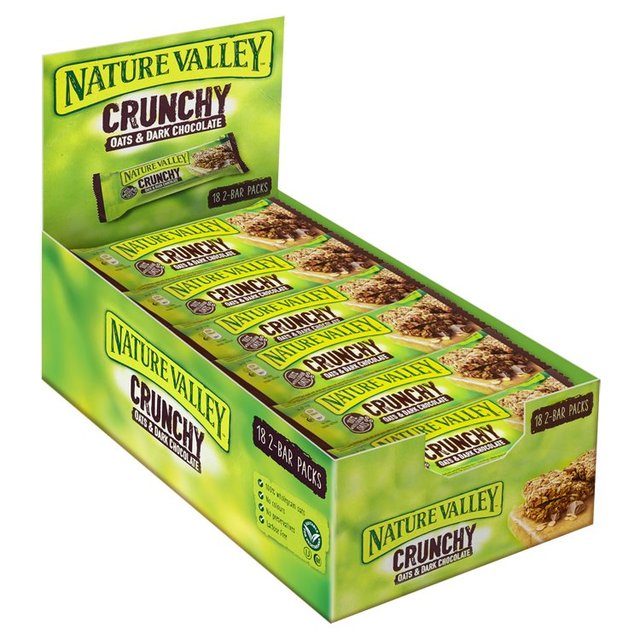 Nature Valley Crunchy Oats & Chocolate Cereal Bars, 18 x 42g