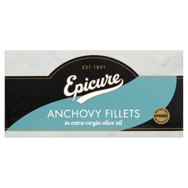 Epicure Anchovy Fillets in Extra Virgin Olive Oil, 50g