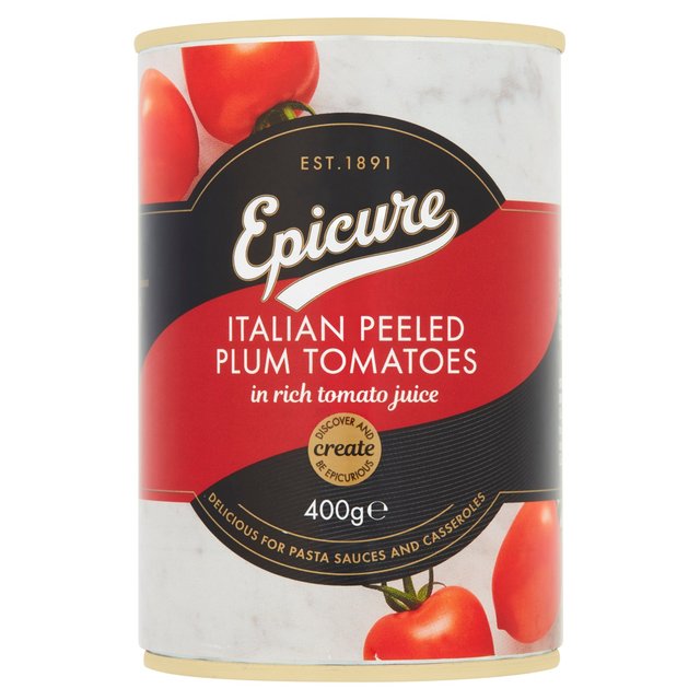 Epicure Italian Peeled Plum Tomatoes, 400g