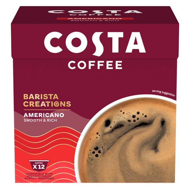 Costa Coffee Nescafe Dolce Gusto Compatible Signature Blend Americano Pods, 10 per Pack