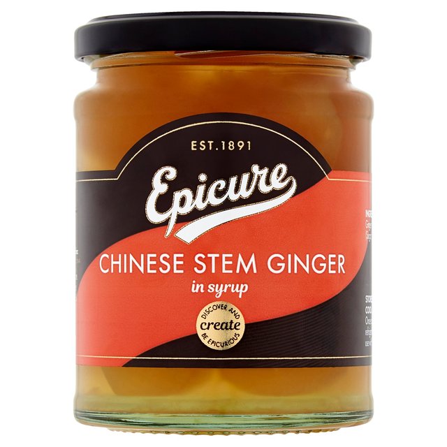 Epicure Stem Ginger in Syrup, 350g