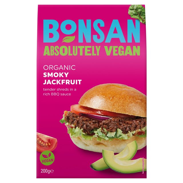 Bonsan Organic Smoky Jackfruit Shreds, 200g