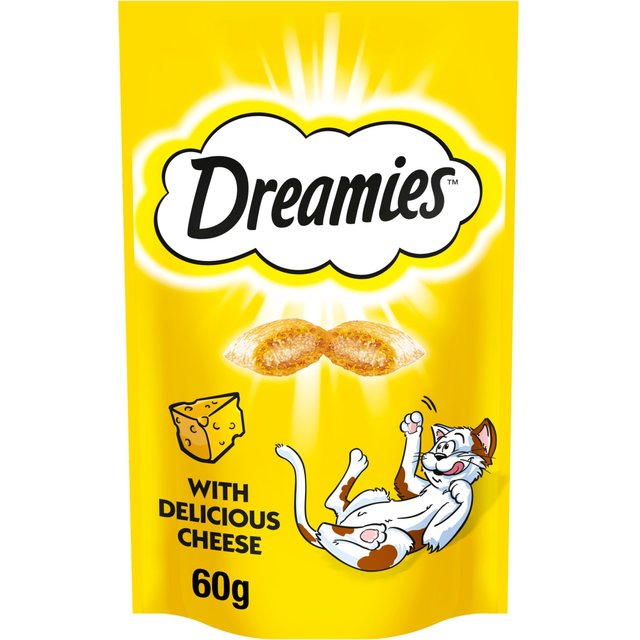 Dreamies Cat Treat Biscuits With Cheese, 60g