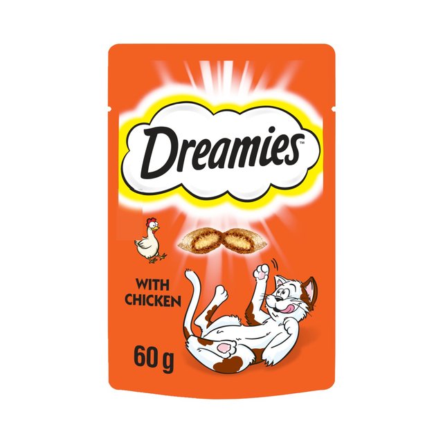 Dreamies Cat Treat Biscuits With Chicken, 60g