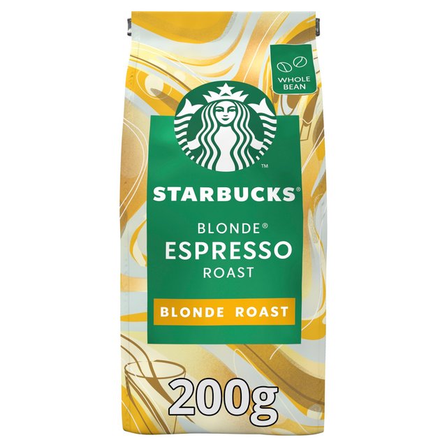 Starbucks Blonde Espresso, Blonde Roast, Coffee Beans, 200g