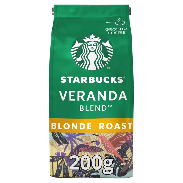 Starbucks Veranda Blend, Blonde Roast, Ground Coffee, 200g