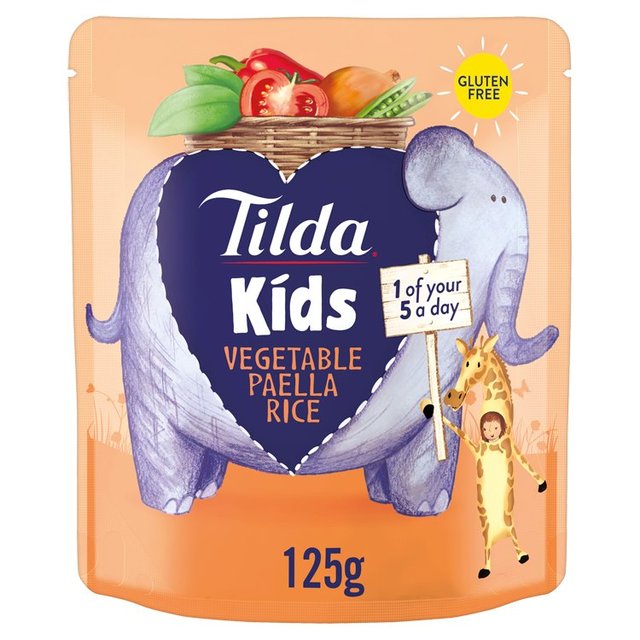Tilda Kids Vegetable Paella Rice, 125g