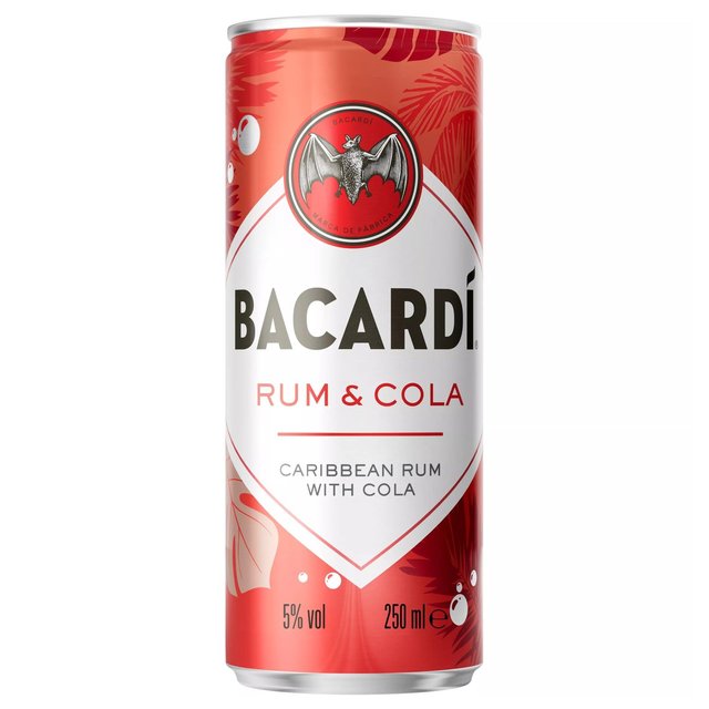 Bacardi Rum & Cola, 250ml