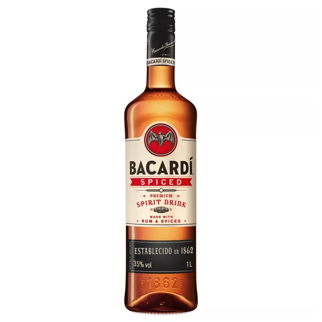 Bacardi Spiced Rum, 1L