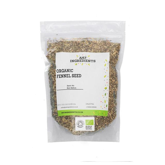 JustIngredients Organic Fennel Seeds, 100g