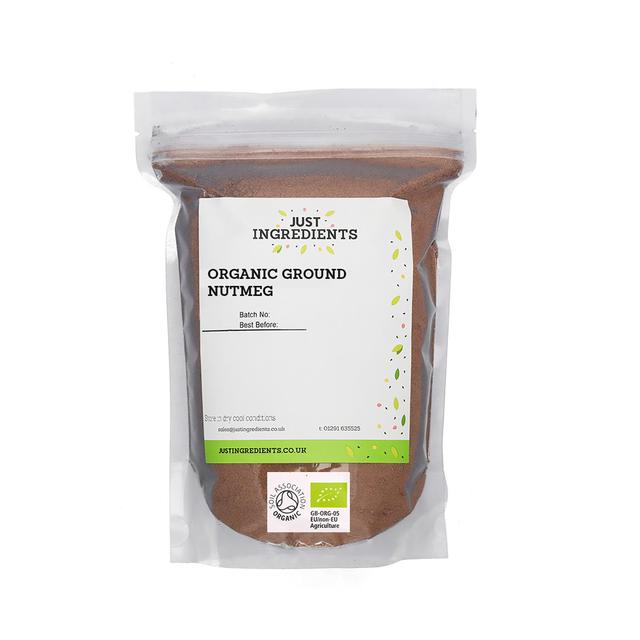 JustIngredients Organic Ground Nutmeg, 100g