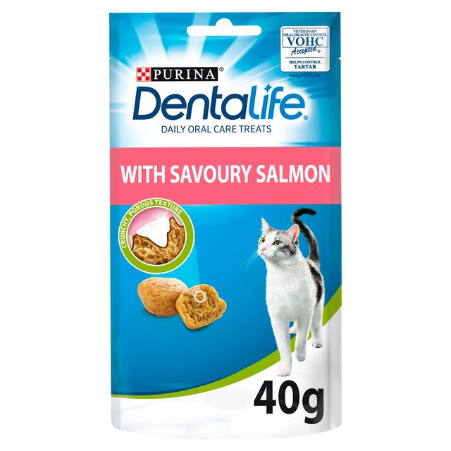 Dentalife Cat Dental Treat Salmon, 40g