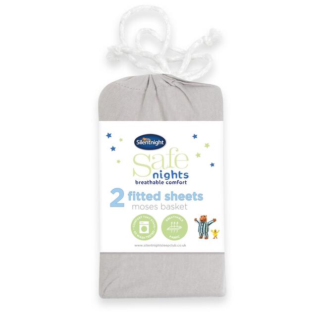 silent night moses basket sheets