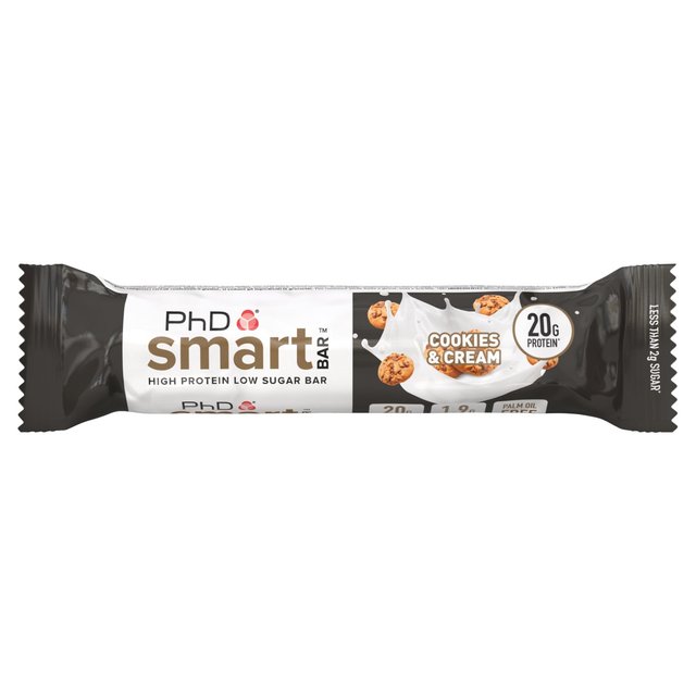 PhD Nutrition Cookies & Cream Smart Bar, 64g