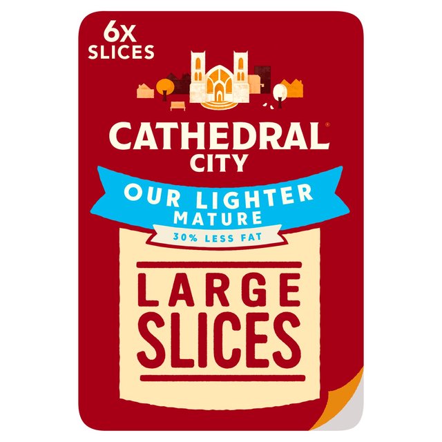 Cathedral City Lighter Mature Cheese 6 Slices, 150g