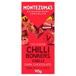 Montezuma's Chilli Bonkers Dark Organic Chocolate Bar