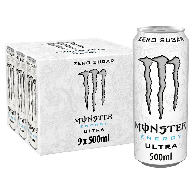 Monster Energy Drink Ultra, 9 x 500ml