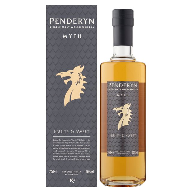 Penderyn Myth Single Malt Welsh Whisky, 70cl