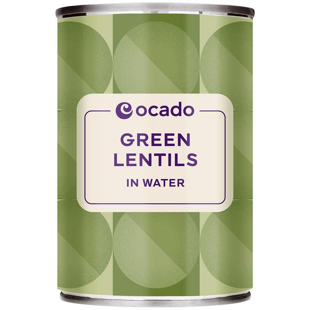 Ocado Green Lentils in Water, 400g