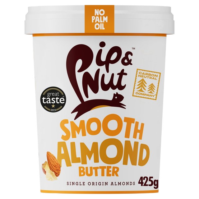 Pip & Nut Smooth Almond Butter, 425g