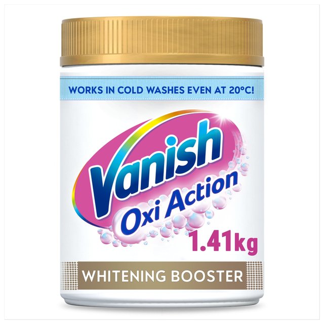 Vanish Oxi Action Fabric Stain Remover Powder Whites, 1.4kg