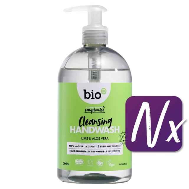 Bio-D Eco Lime & Aloe Vera Sanitising Hand Wash, 500ml