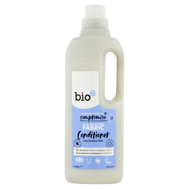 Bio-D Fragrance Free Fabric Conditioner, 1L