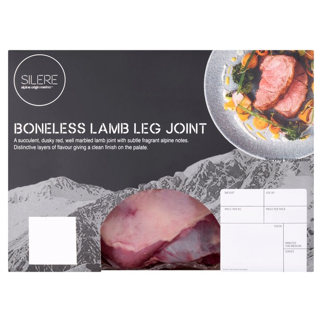 Silere Merino Lamb Boneless Leg Joint, Typically: 625g