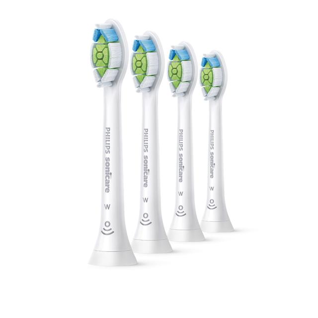 Philips Sonicare Optimal White Toothbrush Heads, White, 4 Per Pack