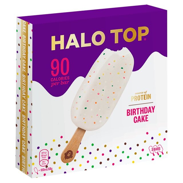 Halo Top Birthday Cake Low Calorie Sticks Ocado