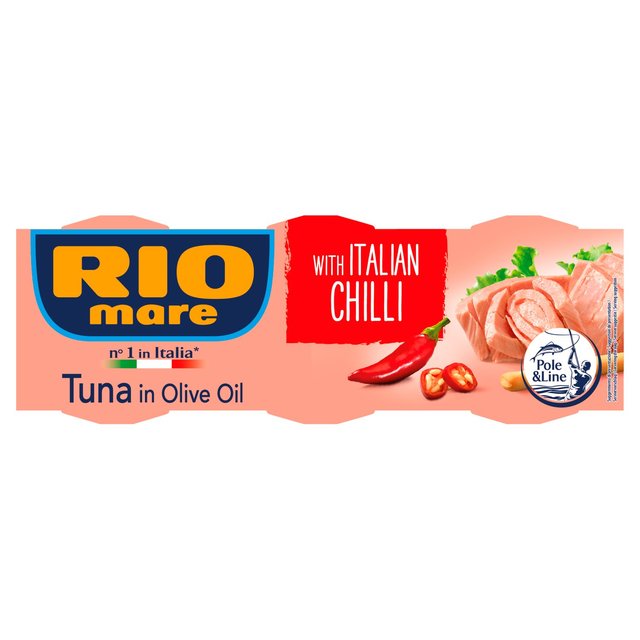 Rio Mare Tuna With Chilli, 3 x 80g