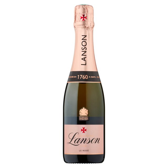 Lanson Brut Rose Champagne NV Half Bottle, 37.5cl
