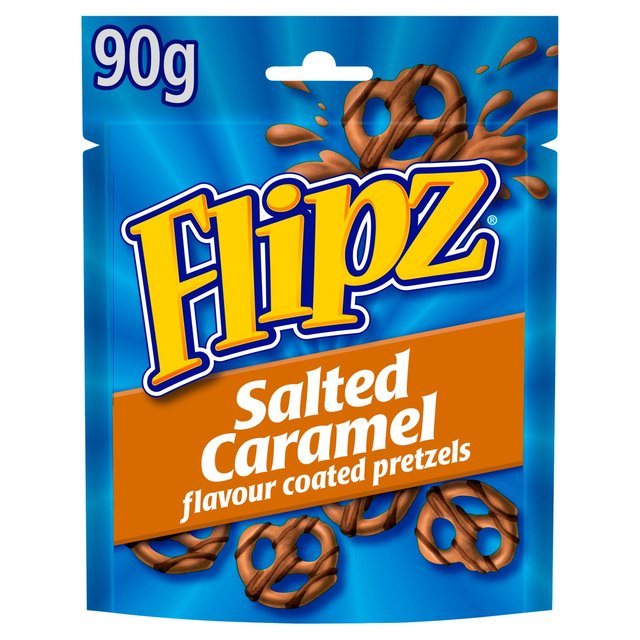 Flipz Salted Caramel Pretzels, 90g