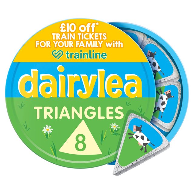 Dairylea 8 Cheese Triangles, 125g