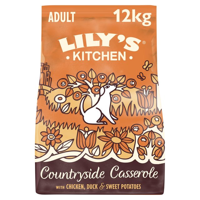 Lily’s Kitchen Dog Chicken & Duck Countryside Casserole Adult Dry Food, 12kg