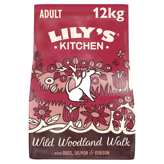 Lily’s Kitchen Dog Duck, Salmon & Venison Wild Woodland Walk Adult Dry Food, 12kg