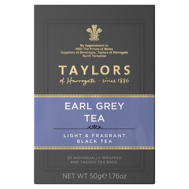 Taylors Earl Grey Teabags, 20 Per Pack
