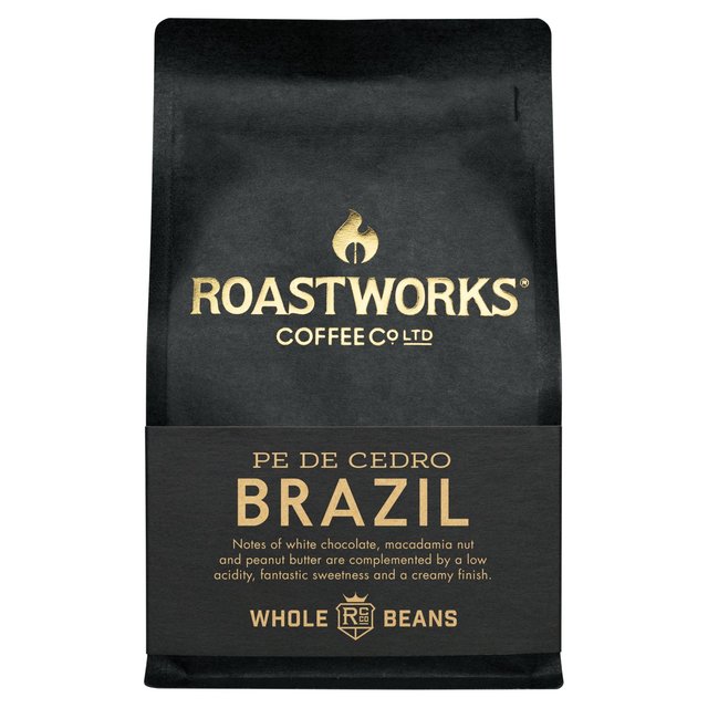 Roastworks Brazil Whole Bean Coffee, 200g