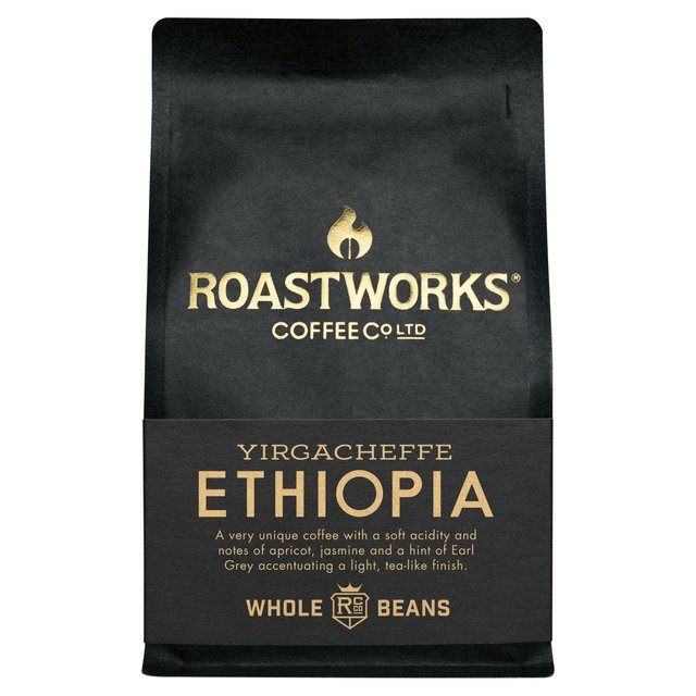 Roastworks Ethiopia Whole Bean Coffee, 200g