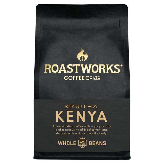 Roastworks Kenya Whole Bean Coffee, 200g