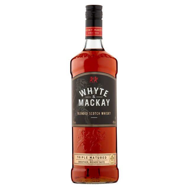 Whyte & Mackay Triple Matured Blended Scotch Whisky, 1L