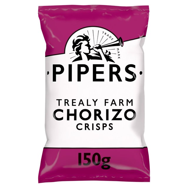 Pipers Trealy Farm Chorizo Sharing Bag Crisps, 150g