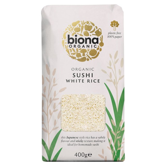 Biona Organic White Sushi Rice, 400g