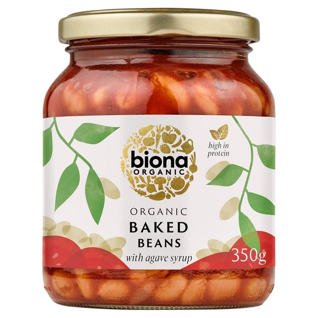 Biona Organic Baked Beans in Tomato Sauce, 340g