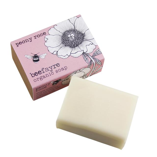 Beefayre Peony Rose Organic Soap, One Size