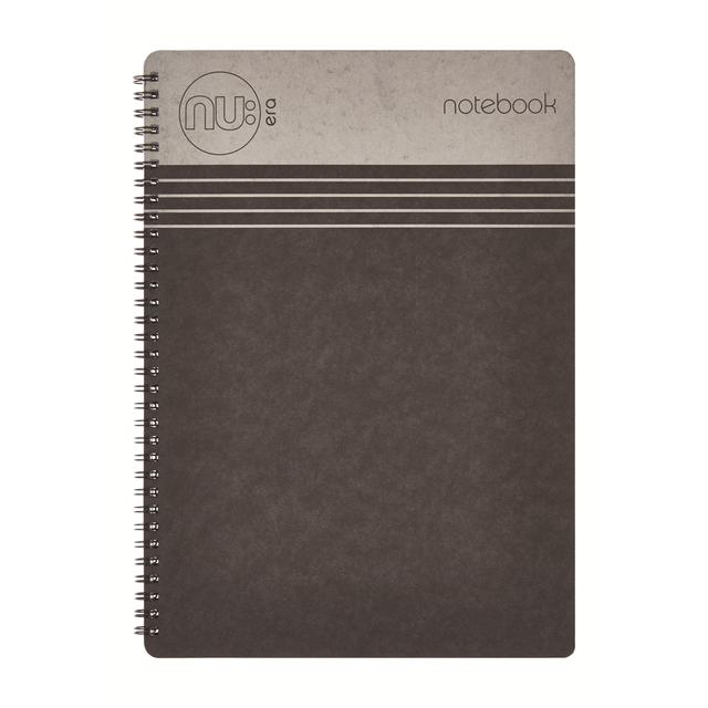 Nuco Nu Cloud A5 Black Wiro Notebook, 110 pgs