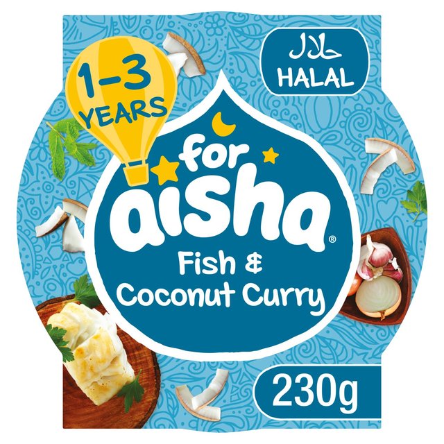 For Aisha Cambodian Fish & Coconut Curry Pot, 12 Mths+, 230g