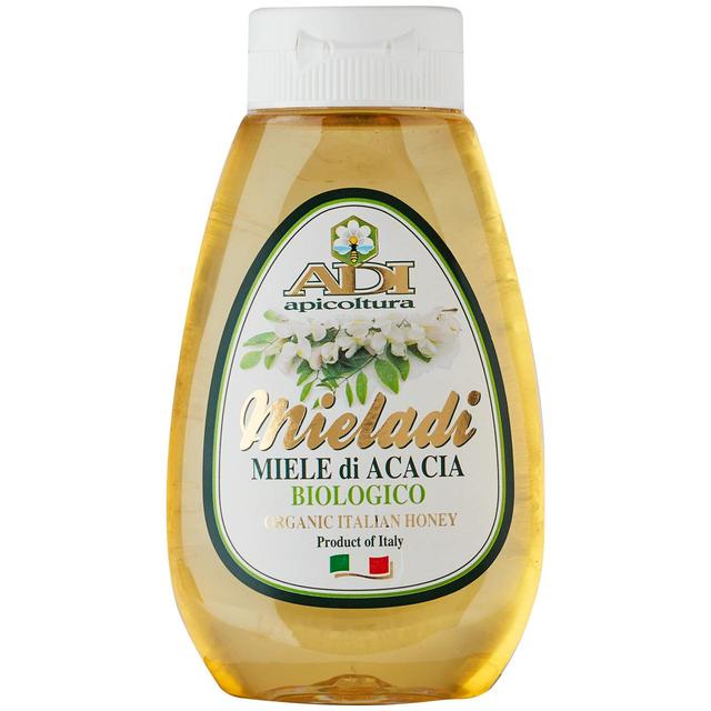 Adi Apicoltura Organic Acacia Honey, squeeze Bottle, 250g